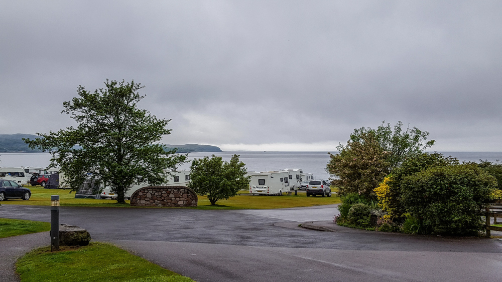 Dieser Campingplatz bei Oban war der am besten ausgestattete der gesamten Schottland-Reise.